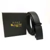 Men's online automatic buckle belt, fashionable casual business trousers, jeans belt, trendy belt, premium gift box Application Scenario